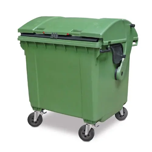 Tong sampah hijau besar